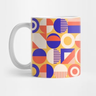 Geometric Colorful Print Mug